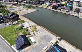二級河川 熊木川 広域河川改修工事(護岸4工区)